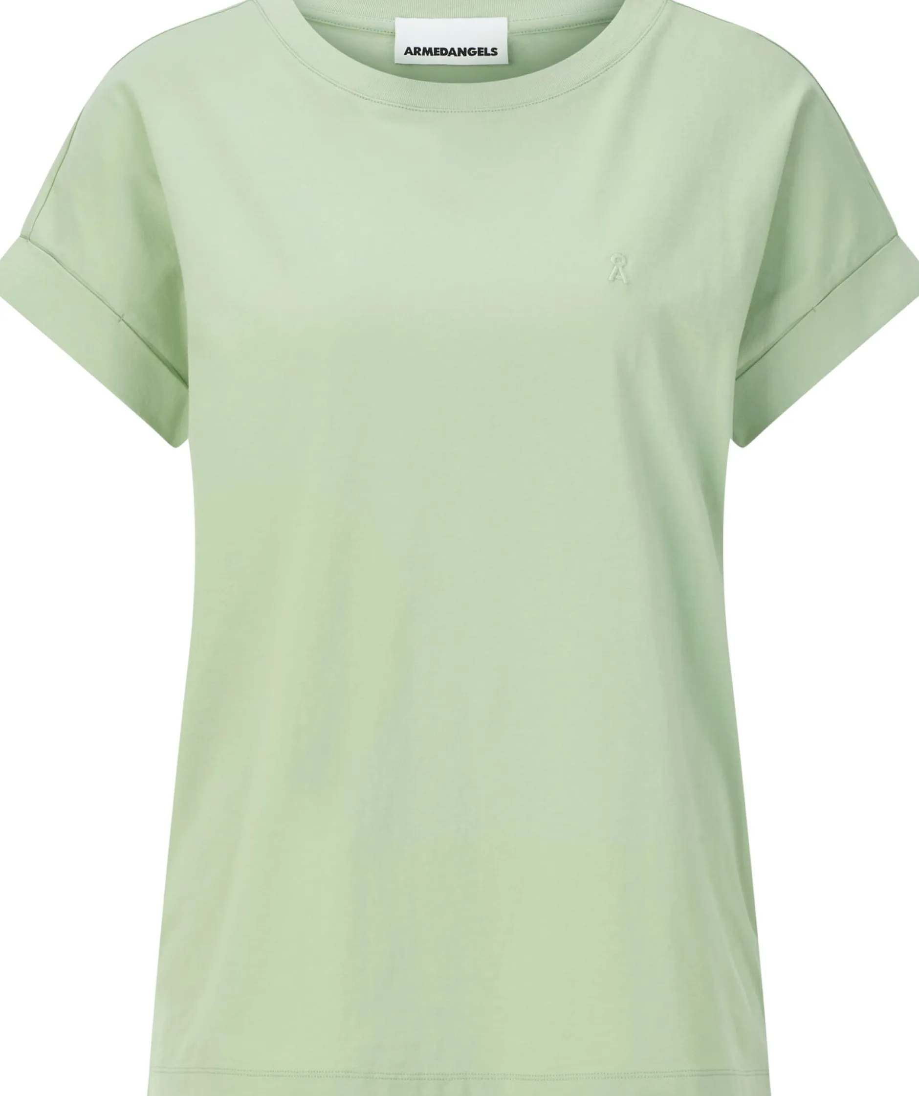 Armedangels Damen-Baumwollshirt Hellgrün Discount