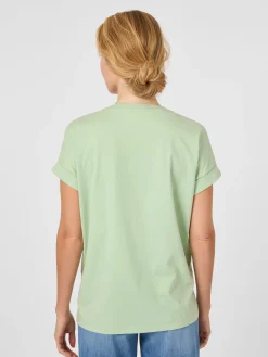 Armedangels Damen-Baumwollshirt Hellgrün Discount