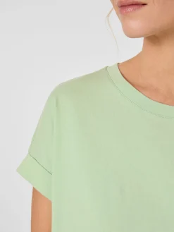 Armedangels Damen-Baumwollshirt Hellgrün Discount