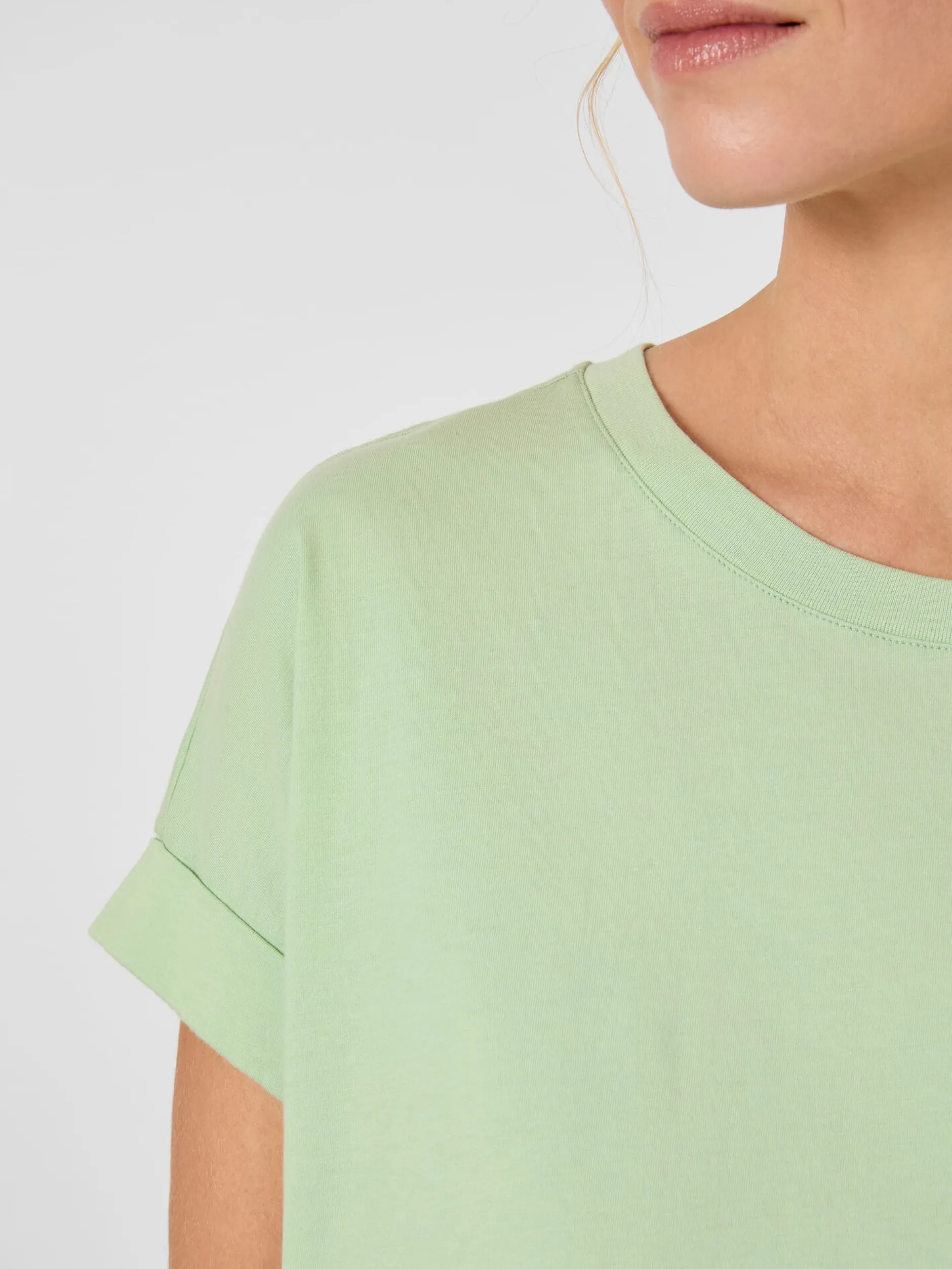 Armedangels Damen-Baumwollshirt Hellgrün Discount