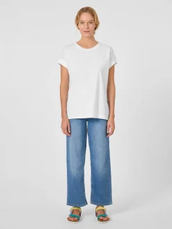 Armedangels Damen-Baumwollshirt Weiß New