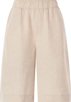 Knowledge Cotton Apparel Damen-Bermudahose Leinen Natur Outlet