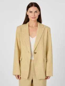 LANIUS Damenblazer Leinenmix