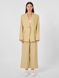 LANIUS Damenblazer Leinenmix