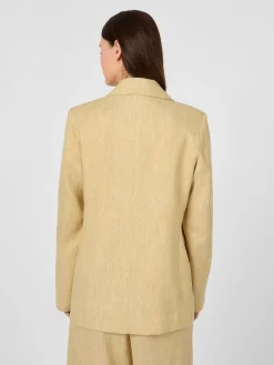 LANIUS Damenblazer Leinenmix