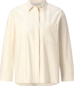 Christiane Strobel Damenbluse 3/4-Arm Naturweiß