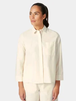 Christiane Strobel Damenbluse 3/4-Arm Naturweiß