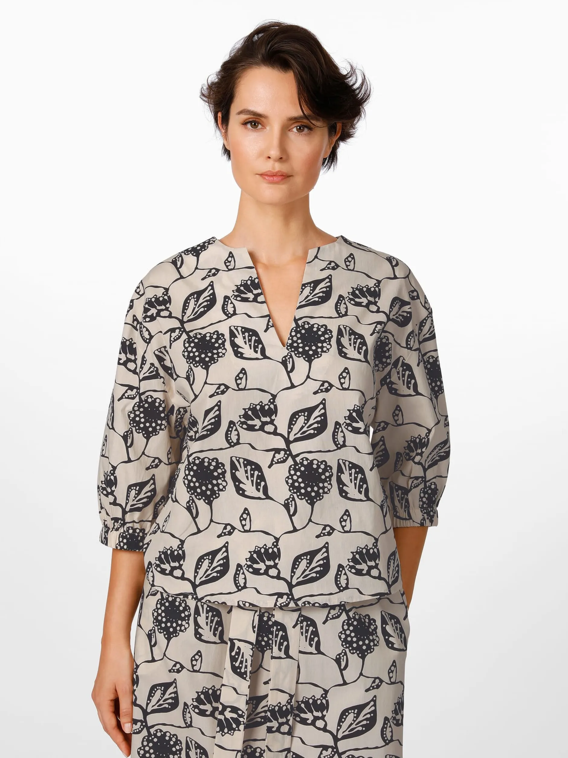 LANIUS Damenbluse Floral Print Discount