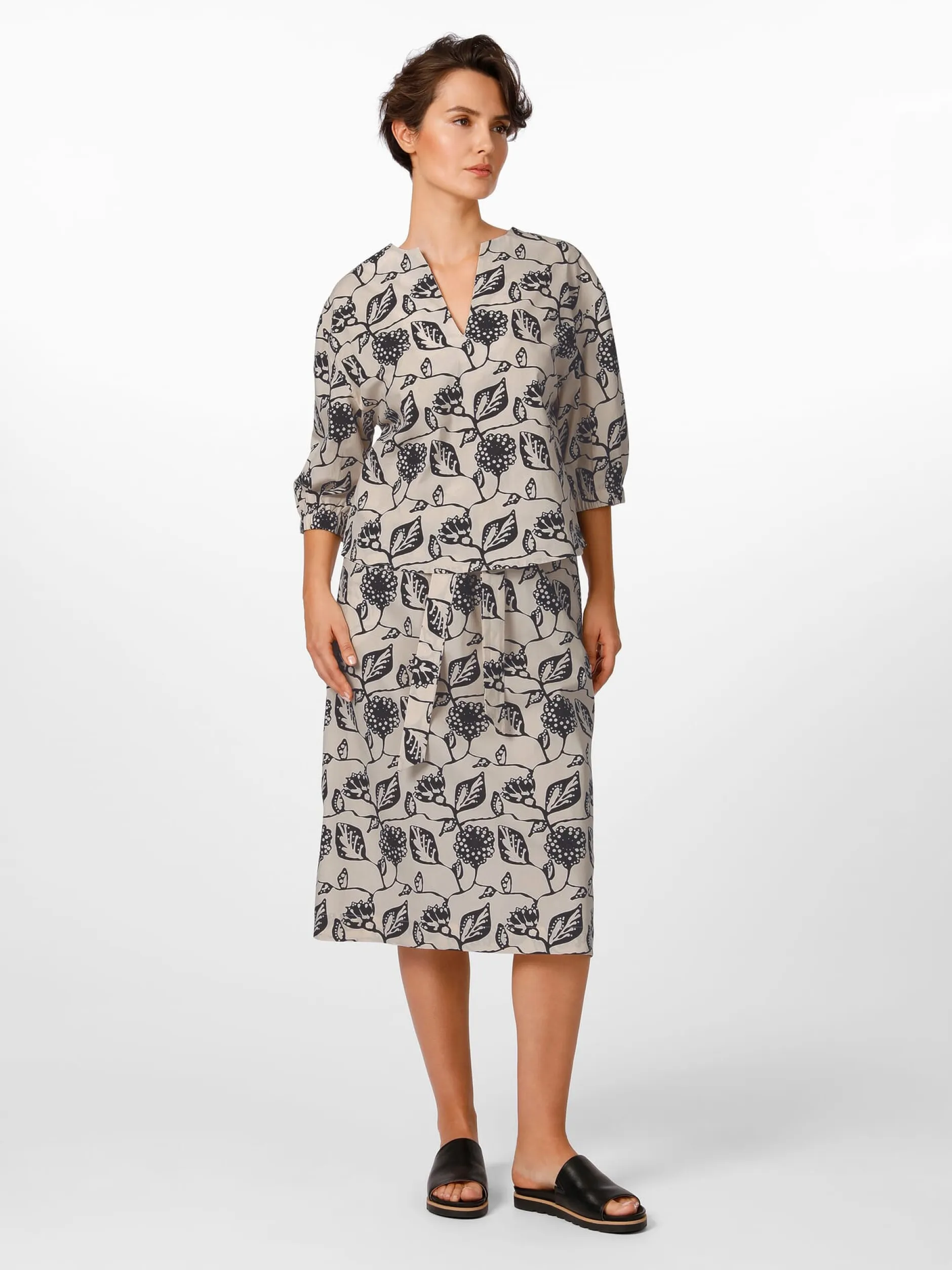 LANIUS Damenbluse Floral Print Discount