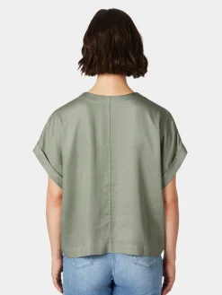 LANIUS Damenbluse Kurzarm Outlet