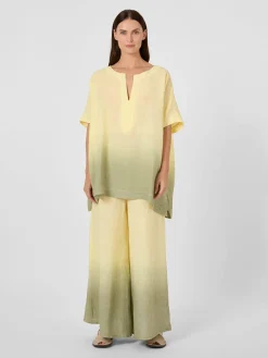 Elemente Clemente Damenbluse Leinen Batik Discount