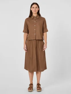 Christiane Strobel Damenbluse Lyocell-Baumwolle New