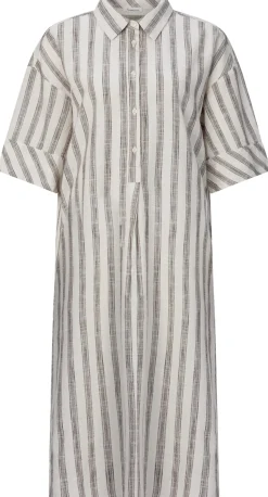 Knowledge Cotton Apparel Damen-Blusenkleid gestreift Online