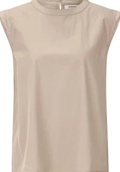 CARE BY ME Damen-Blusentop Sand Hot