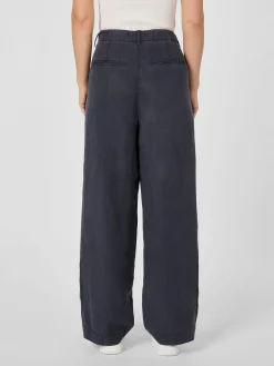 Manufactum Damen-Bundfaltenhose Lyocell Dunkelblau Online