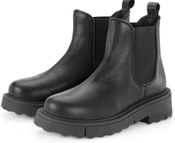 Grand Step Shoes Damen-Chelsea-Boot Schwarz Hot