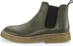 Punto Pigro Damen-Chelsea-Boot Oliv Discount