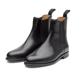 Mack James Damen-Chelsea-Boot Schwarz Clearance