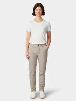 Knowledge Cotton Apparel Damen-Chino Natur Discount
