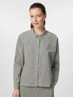 Oska Damen-Cordbluse Hellgrün Sale