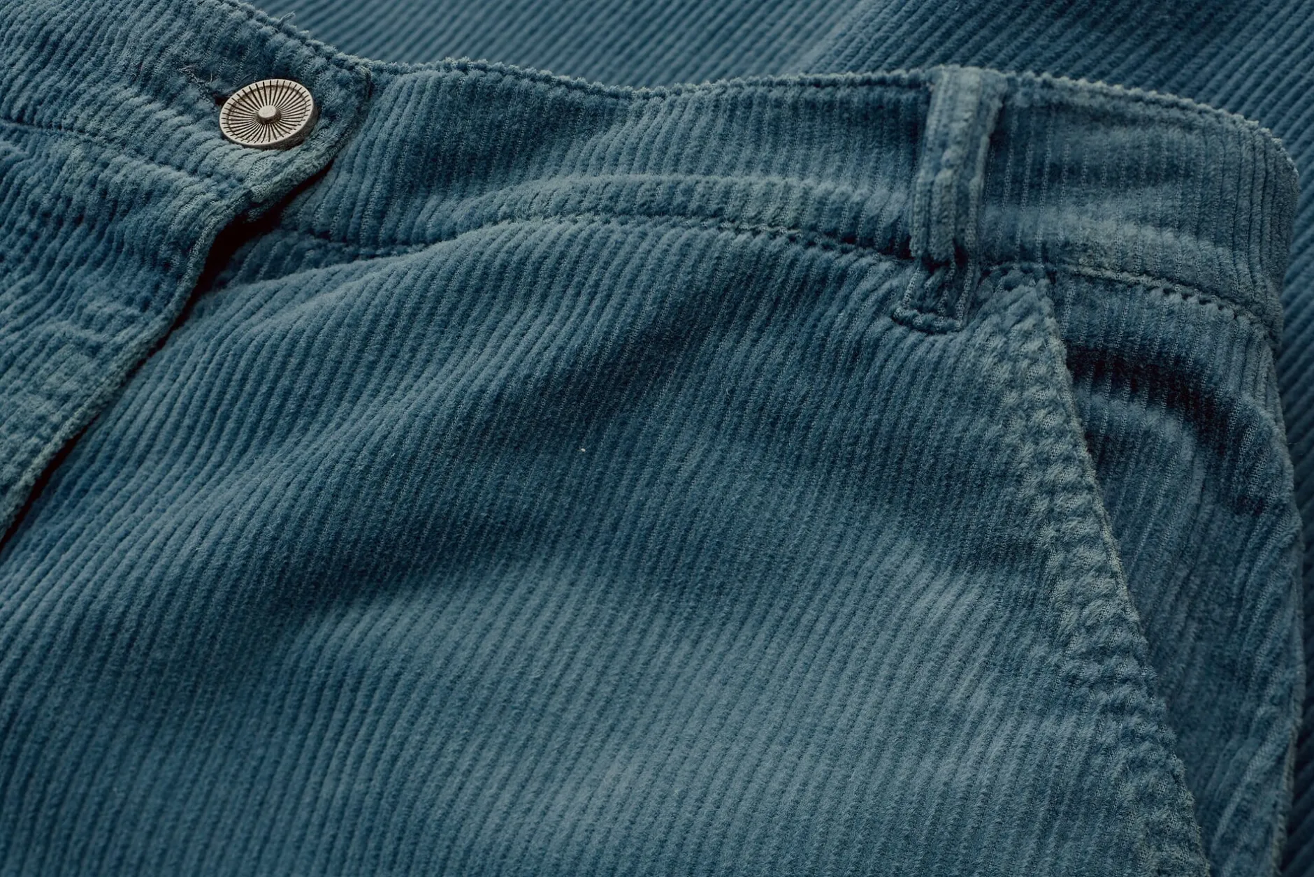 Manufactum Damen-Cordhose weites Bein Blaugrau Outlet