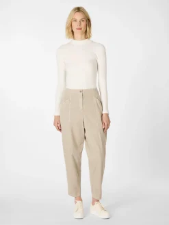 Oska Damen-Feincordhose Naturweiß Outlet