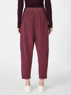 Oska Damen-Feincordhose Weinrot New