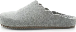 Grand Step Shoes Damen-Filzhausschuh Hellgrau Discount