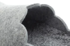 Grand Step Shoes Damen-Filzhausschuh Hellgrau Discount