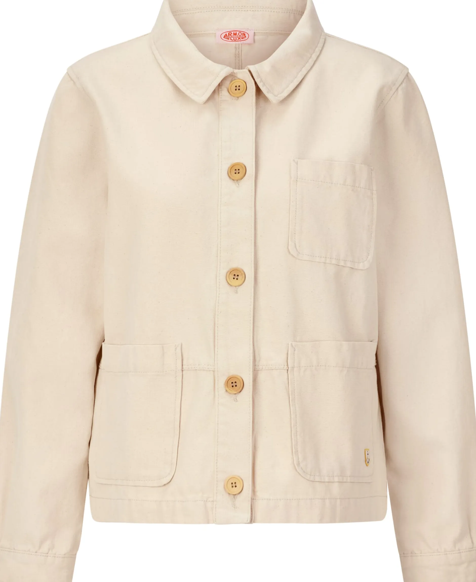 Armor lux Damen-Fischerjacke Baumwolle Natur Hot