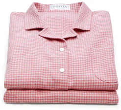 Novila Damen-Flanellpyjama kariert Online