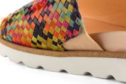 Werner Schuhe Damen-Flechtpantolette Multicolor Outlet
