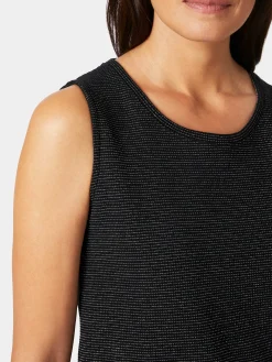 Alma ＆ Lovis Damen-Glitzertop Schwarz Discount