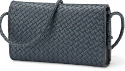 Allan K Damen-Handtasche geflochten, dunkelblau Online