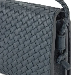 Allan K Damen-Handtasche geflochten, dunkelblau Online