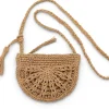 CARE BY ME Damen-Handtasche Raffia, natur Outlet