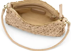 Allan K Damen-Handtasche strukturiert, champagner Hot