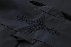 Christiane Strobel Damen-Hemdblusenkleid Blauschwarz New