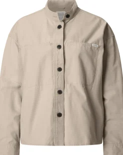 Knowledge Cotton Apparel Damen-Hemdjacke Natur Outlet