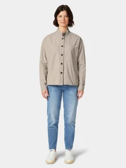 Knowledge Cotton Apparel Damen-Hemdjacke Natur Outlet