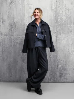 Christiane Strobel Damenhose Dunkelblau Sale