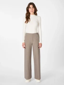 Stapf Damenhose mit elastischem Bund Beige Best