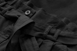 Manufactum Damenhose Paperbag Schwarz New