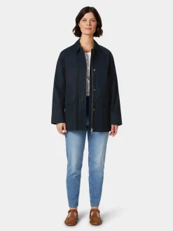 Knowledge Cotton Apparel Damenjacke Outdoor Dunkelblau Hot