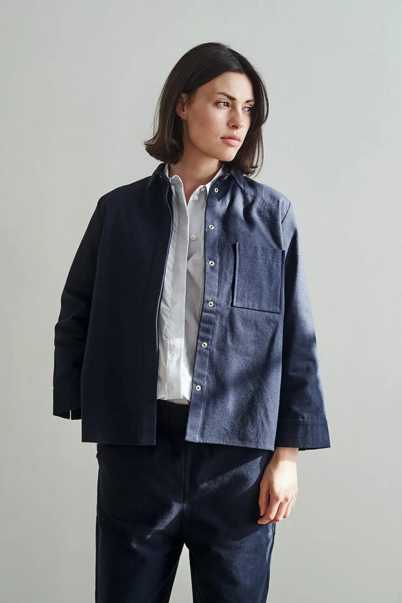 Christiane Strobel Damenjacke 7/8-Ärmel Dunkelblau Best