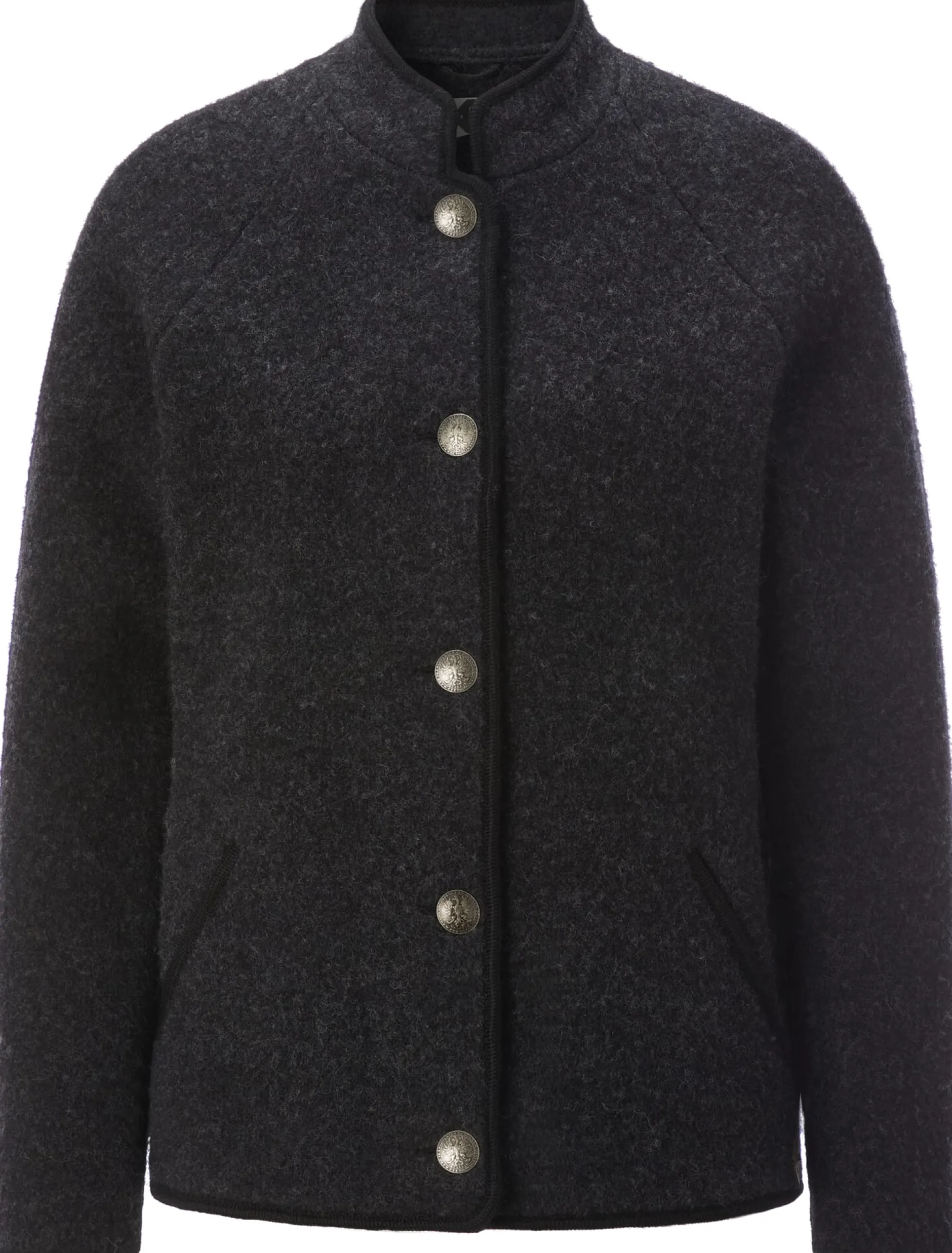 Stapf Damenjanker Wolle Anthrazit