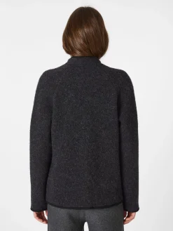 Stapf Damenjanker Wolle Anthrazit