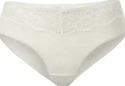 Comazo Damen-Jazzpants mit Spitze Creme