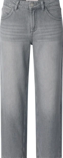 LANIUS Damenjeans Cropped Grau