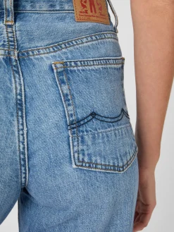 Kings of Indigo Damenjeans Flared Mittelblau Clearance